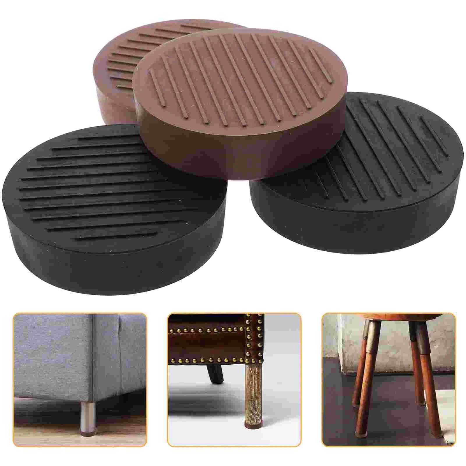 4 Pcs Furniture Caster Cups Multi-function Coasters Couch Stoppers Non-slip Replaceable Bed Accessories Supplies Compact