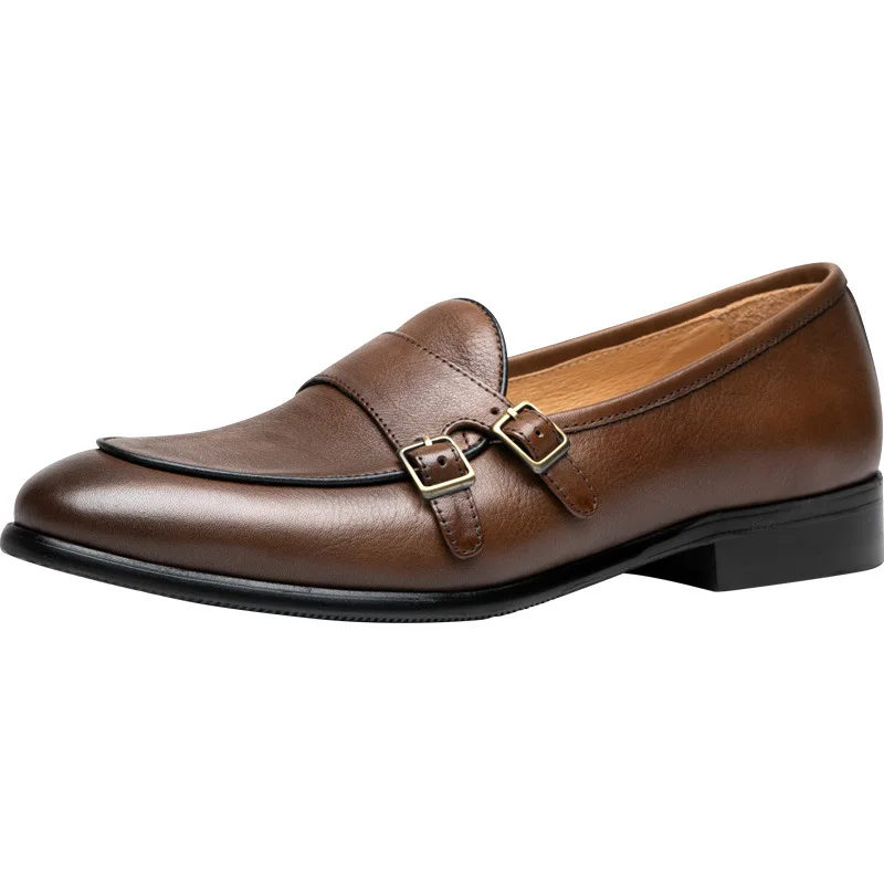 

Мокасины, модная повседневная новая деловая мужская обувь из воловьей кожи, мужские модельные туфли, мужские туфли на плоской подошве, универсальная обувь высокого качества из натуральной кожи