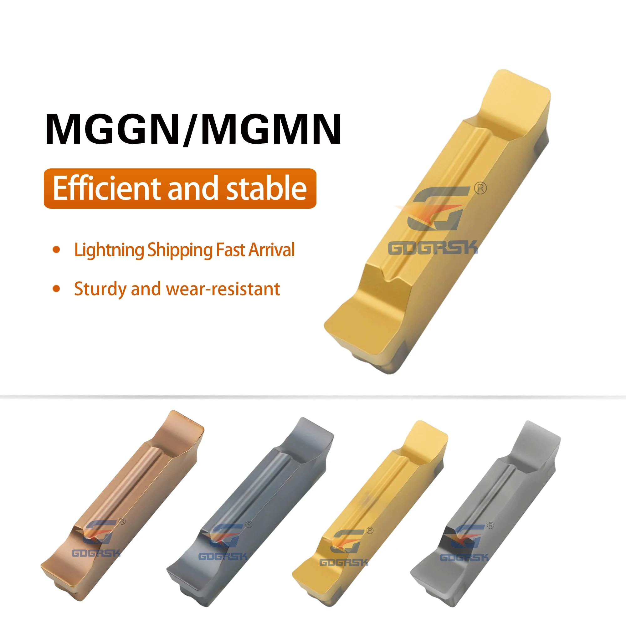 

CNC Cutting Blade MGGN150 200 300 400 500 600 Stainless Steel Precision Sharpening For Lathe Processing Cutting Tool Steel Parts