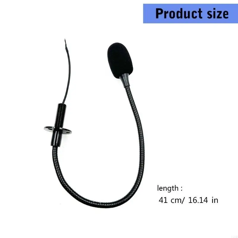 J1HD حساسية عالية -32dB ± 3DB MIC MIC MICSONECK MICROPHONE 2.2KΩ و EPHENTINCEDS FOR LIVE DRIESSION