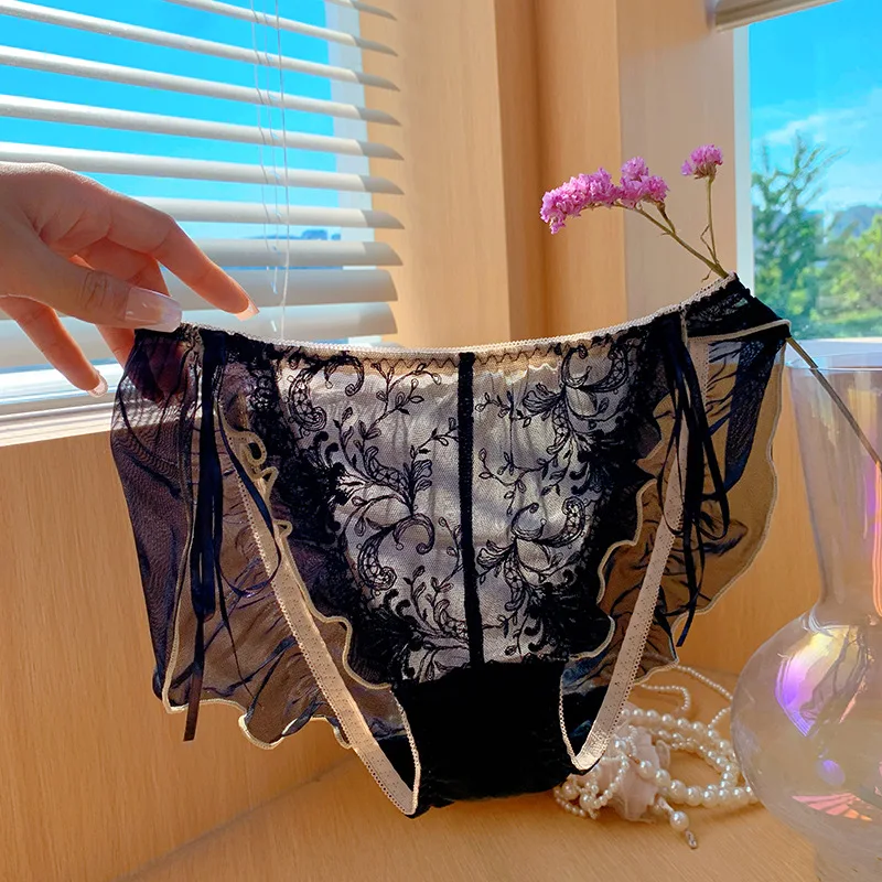 ملابس داخلية نسائية متوسطة الخصر بمقاس كبير ، سراويل داخلية مثيرة ، تصميم أصلي ، أنماط جديدة من النمط الاجتماعي ، مقاس كبير ، شغف خالص ، صفاء #2