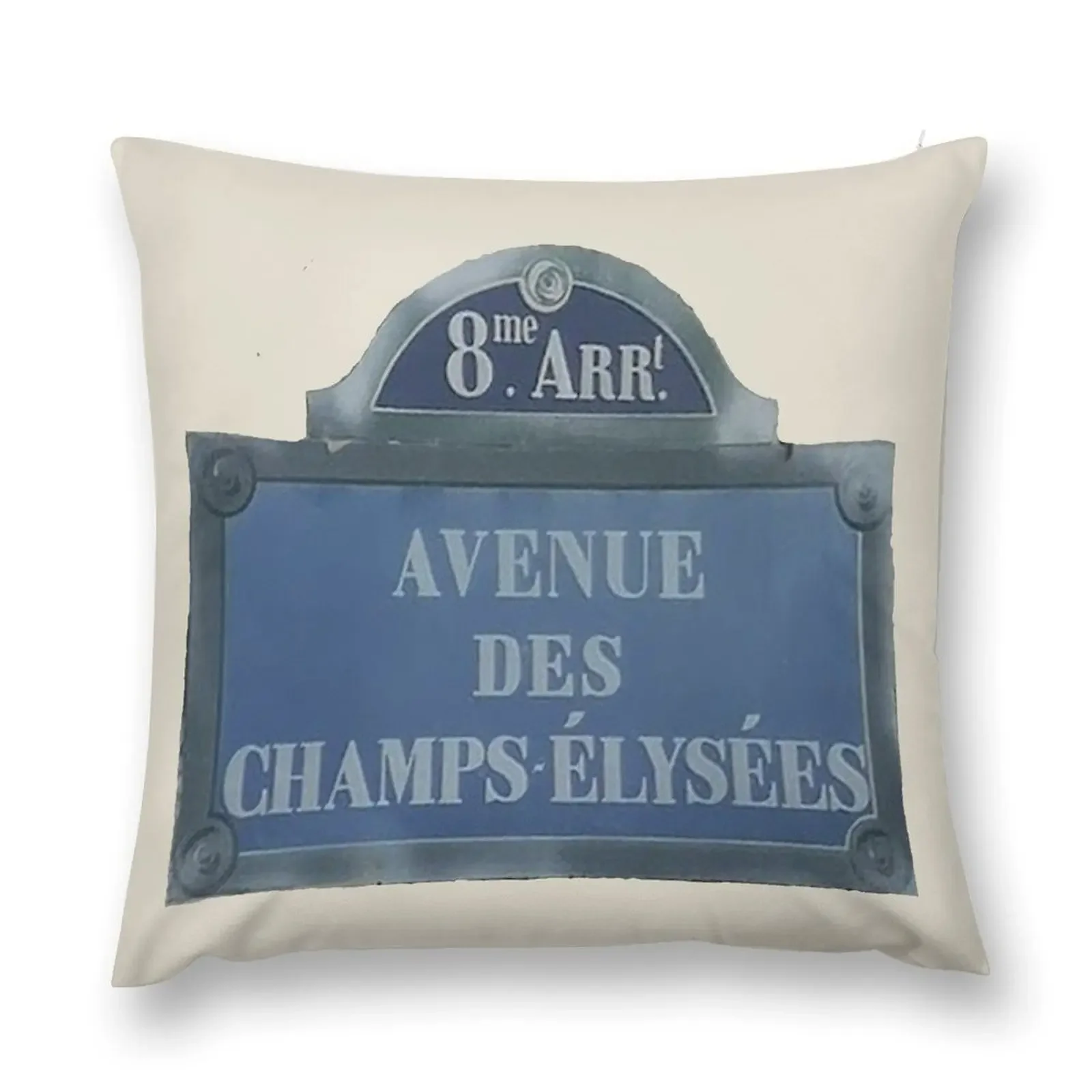 Avenue des Champs-Elysees Throw Pillow Pillowcases Bed Cushions Pillows Aesthetic pillow