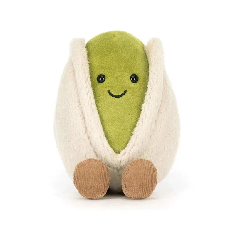 

Creative Pistachio Nut Plush Toy - Unique Nut-Themed Stuffed Animal Soothing and Healing Companion Perfect Birthday Gift