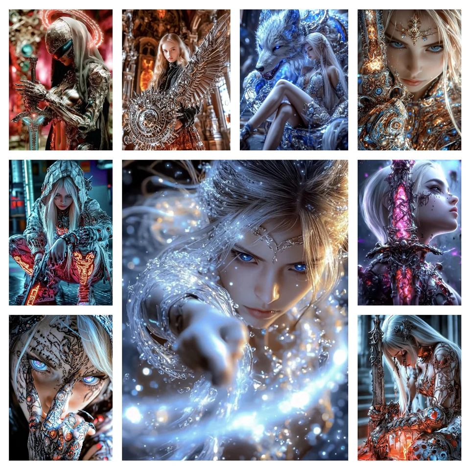 

Diamond Painting DIY Anime Killer Picture Rhinestone Full Diamond Art Mosaic Embroidery Cross Embroidery Kit Home Decoration