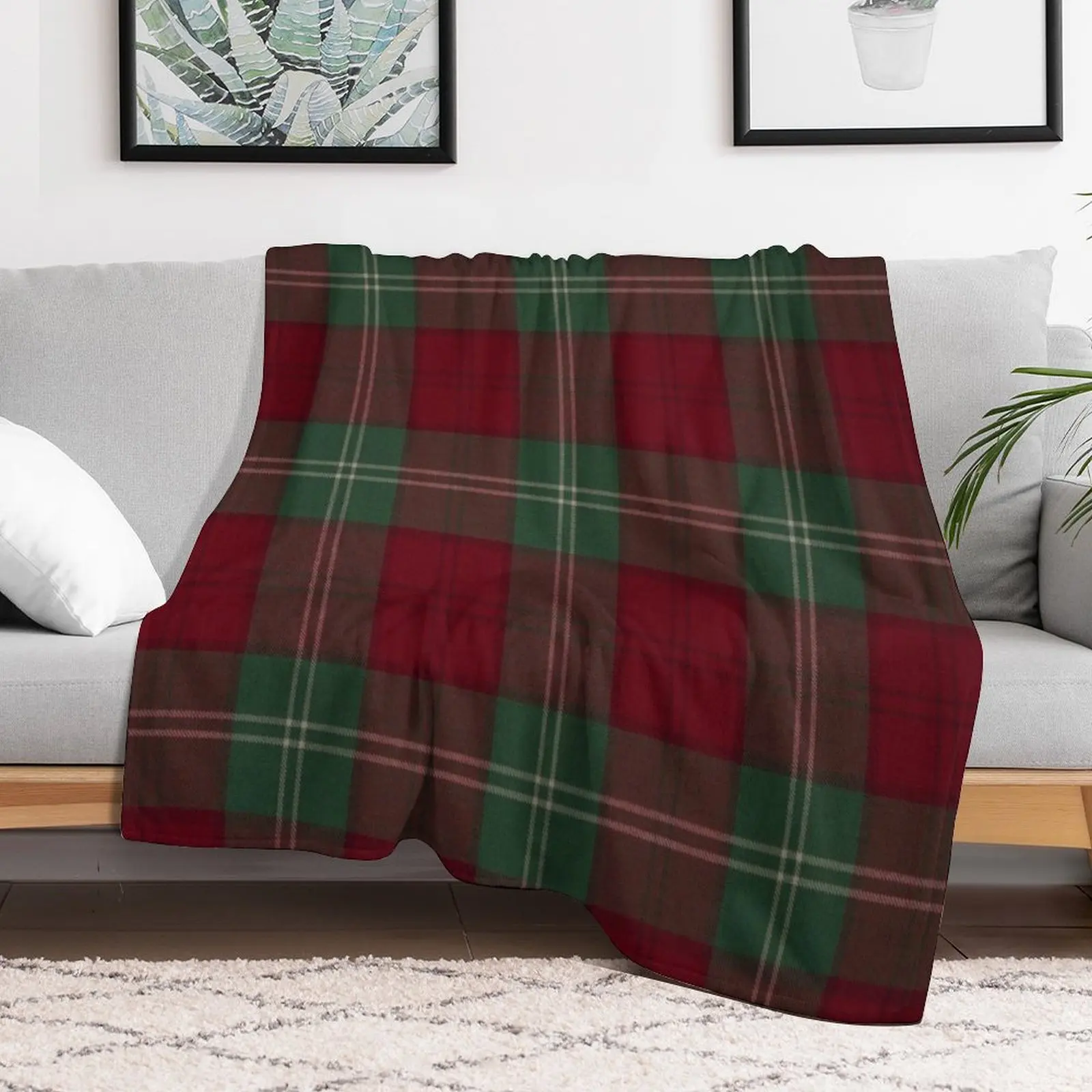 Lennox Scottish Tartan Throw Blanket Blankets Sofas Of Decoration Fashion Sofas Blankets