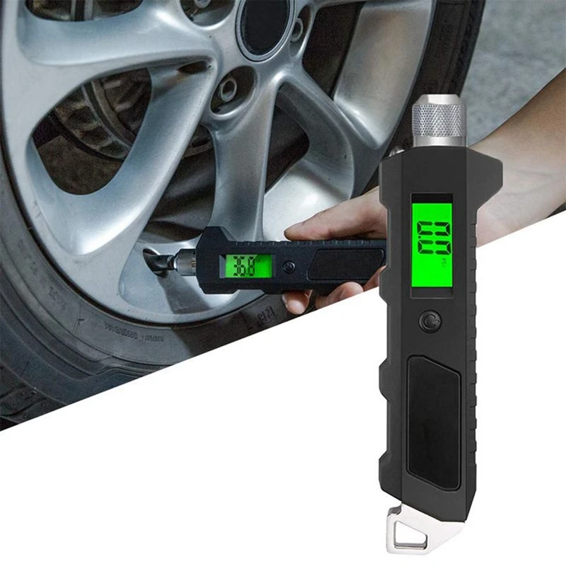 Car Tire Air Pressure Guage Digital Heavy Duty Tire Air Dual Head Guage 230 PSI For Truck Car Easy Install Easy To Use