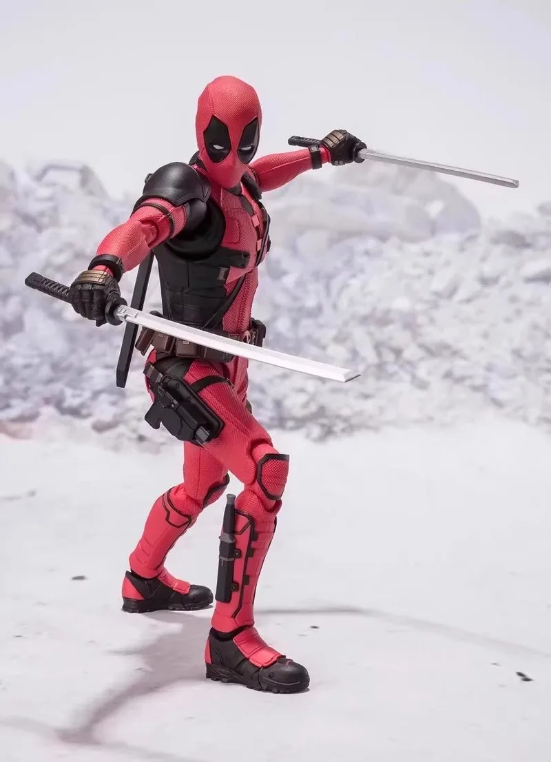 S.H.Figuarts Spot Marvel Deadpool 3 Deadpool 및 Wolverine Little Cheap Uncle Wolf 액션 피규어 영화 버전 모델 장식품 장난감
