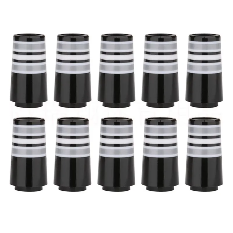 A89E-10Pcs Golf Ferrules for 0.355 Tip Irons Shaft Sleeve Golf Iron Club Ferrules Replacement Taper Tip Golf Shaft Repair Access