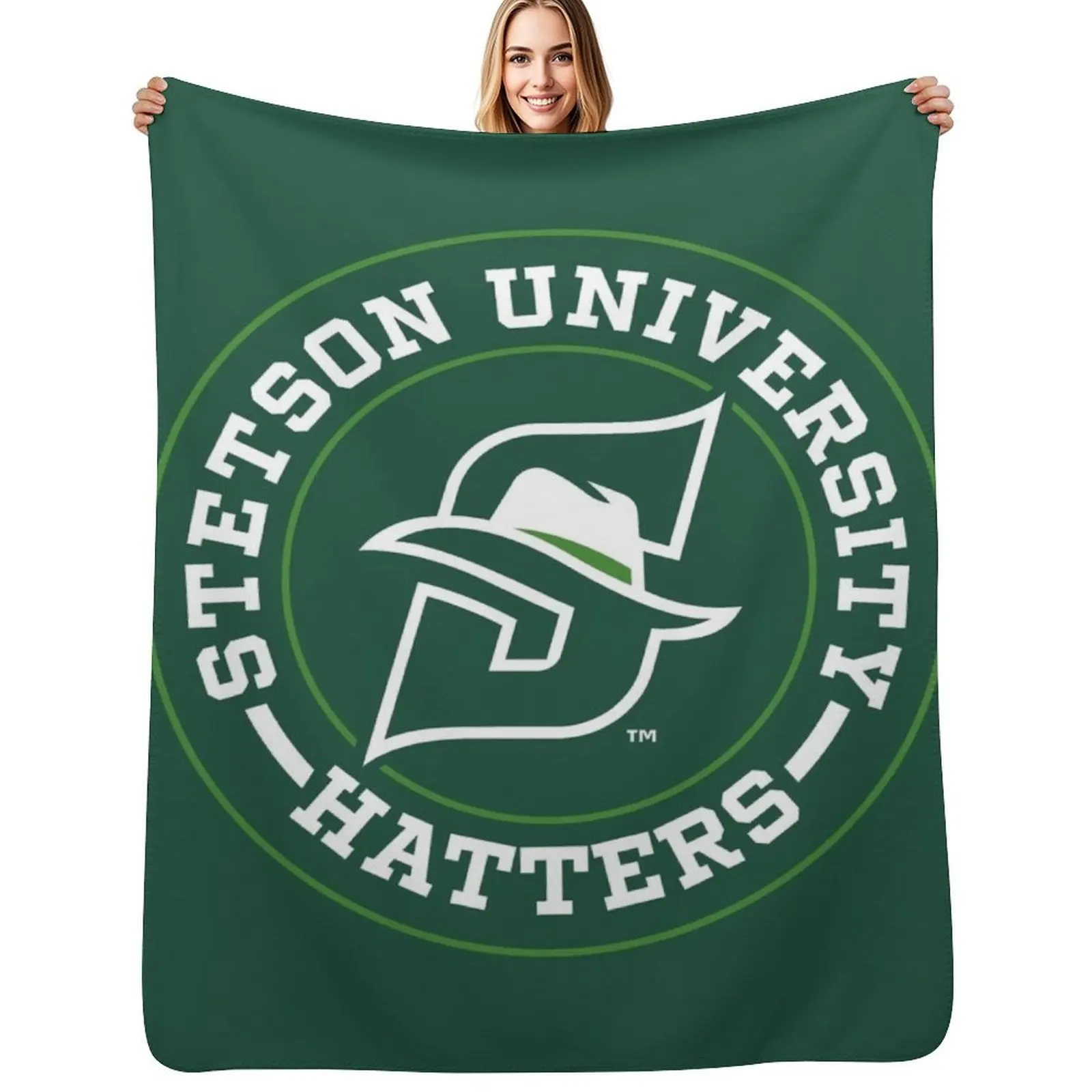 

Stetson - Circle Throw Blanket Personalized Gift Thins sofa bed Hairys Blankets