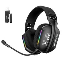 ONIKUMA GT808 Headset Bluetooth Headphones RGB Lighting 2.4G Wireless Gaming Headset Active Noise Reduction Ultra Long Life