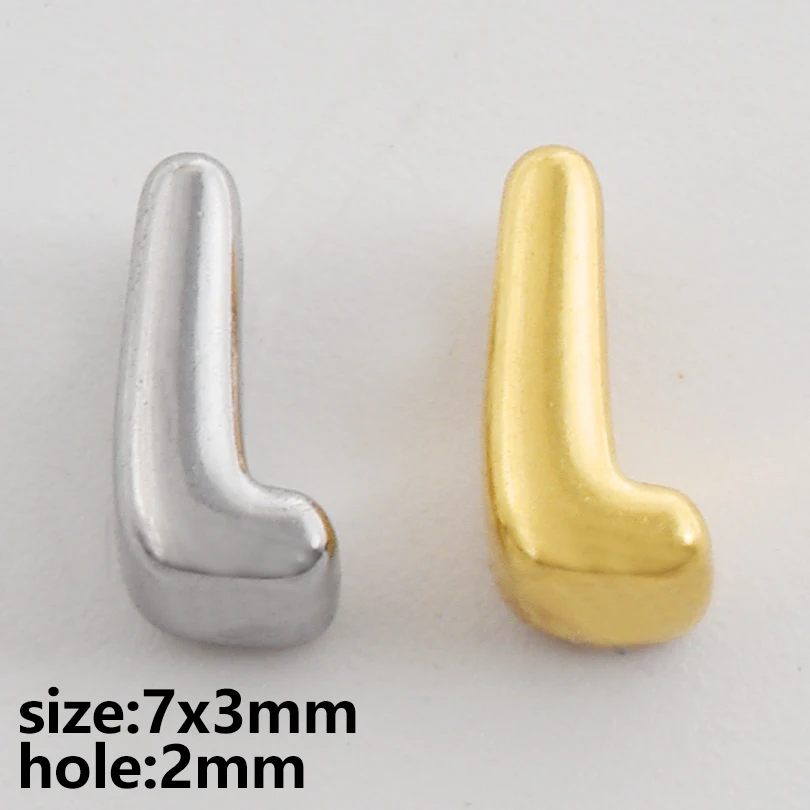 8-26 teile/los Exquisite Kompakte Edelstahl 26 Buchstaben A-Z Charm Anhänger Schmuck Machen Handwerk Diy Halskette Armband Zubehör – Detail 13