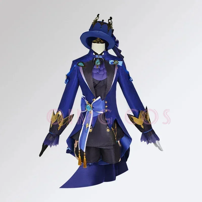 

2025 New Furina Genshin Focalors Cosplay Costume Impact Daily Clothes Carnival Uniform Wig Anime Halloween Party Costumes Wo ❤ ❤