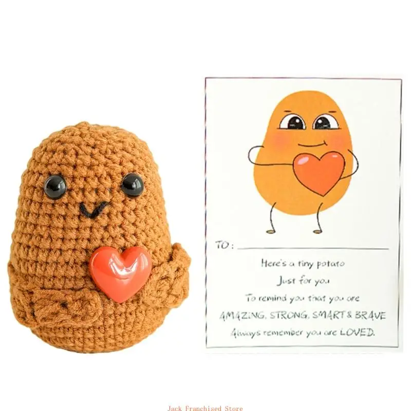 

Knitted Funny Potato Toy for Family, Lovely Present for Children, Loved Ones