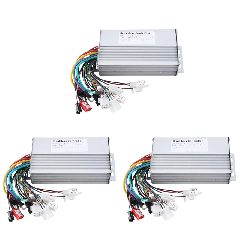 

3X 48V 60V 64V 72V 1000W 1500W Electric Controller 12 Tube Dual Mode E-Bike Brushless Controller Speed Motor