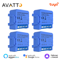 AVATTO Tuya WiFi/ZigBee Smart Dry Contact Universal Breaker Relay DC 24-32V/AC 100-240V Switch Module For Alexa Google Home