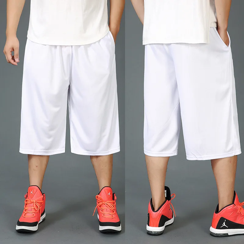 Lightweight Sporty Basketball Shorts for Men Summer Thin Style Youth Large Size Casual Pants Straight Leg Loose Fit mid Waist