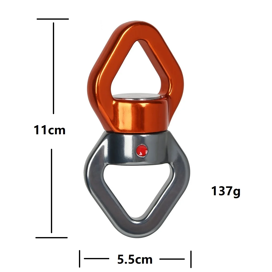 Universal Wheel Rock Climbing Rope Hanging pulley Yoga Fixed Connector Lifting Ring Rotating Ball Bear Hanging Ring