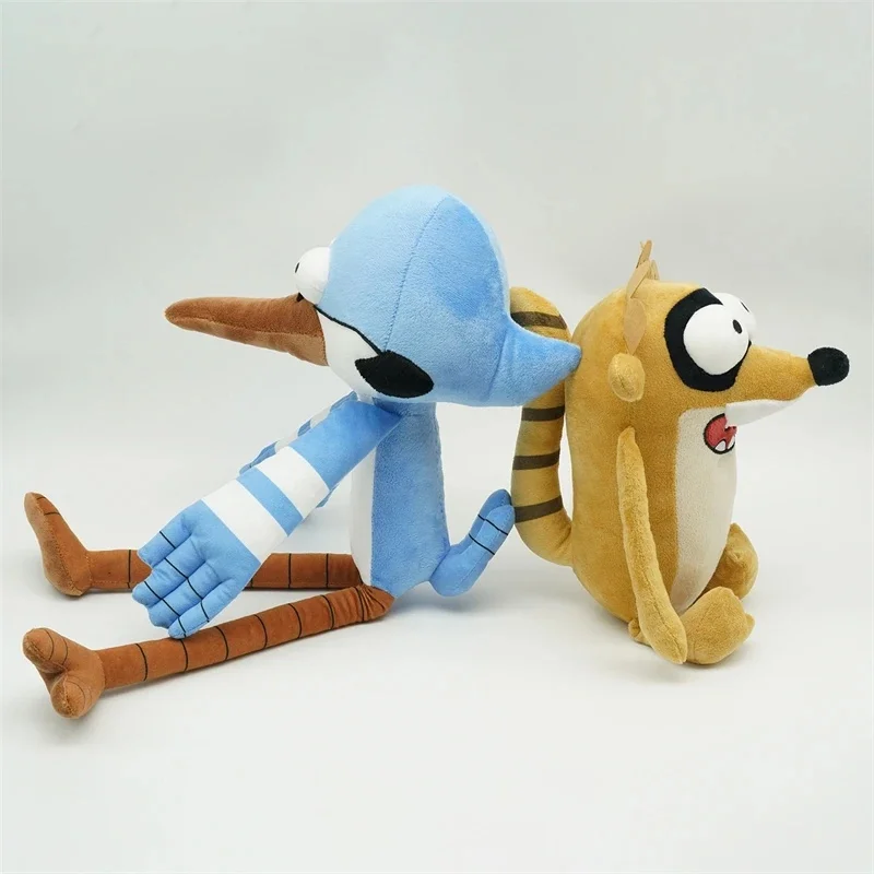 

Плюшевая кукла Мордекай Ригби из мультсериала «Регуляр Шоу», мягкая игрушка-персонаж, аниме-сувенир, подарок для детей, взрослых и фанатов