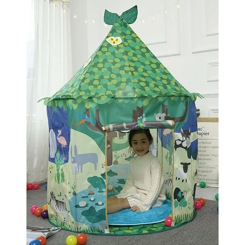 Portable Kids Play Tent Children Indoor Outdoor Ocean Ball Pool Folding Cubby Toys Castle Enfant Room House for Kids