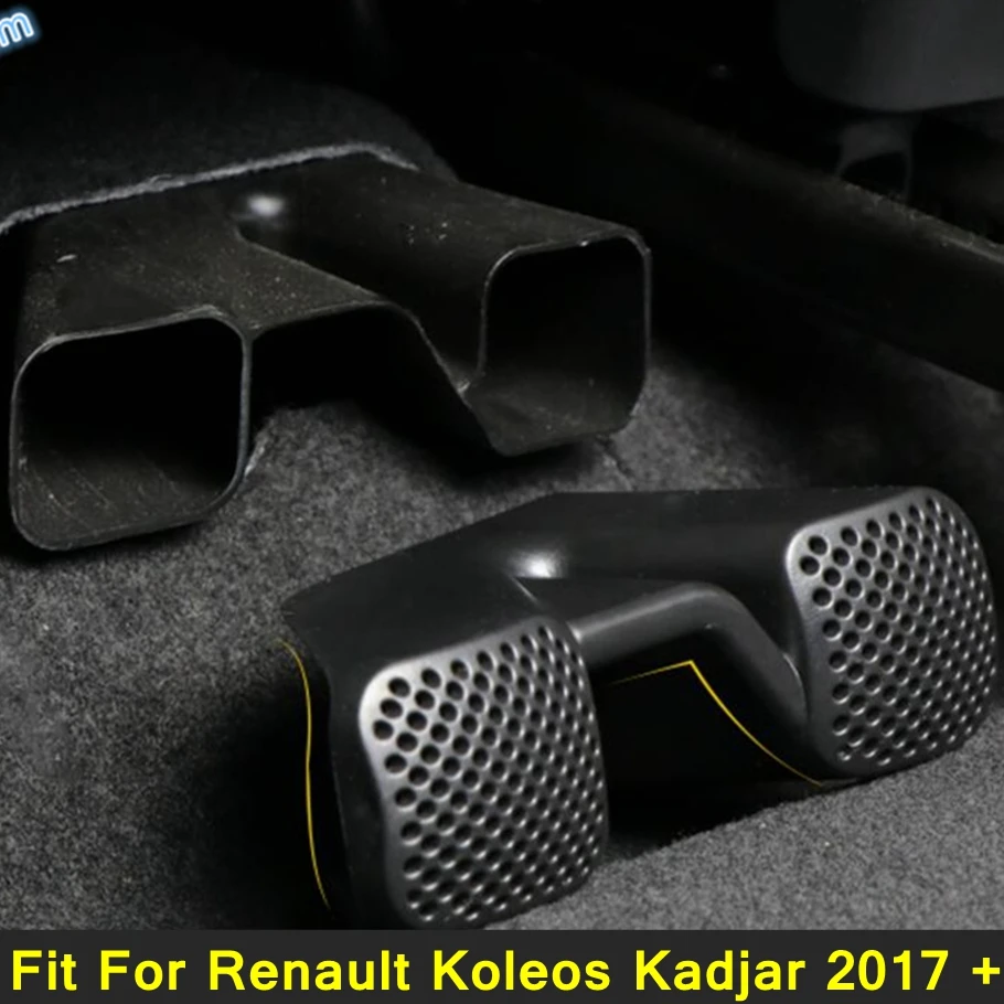 

Car Styling Seat Chair Under Air Condition AC Vent Molding Cover Trim Fit For Renault Koleos Kadjar 2017 - 2022 Plastic Interior
