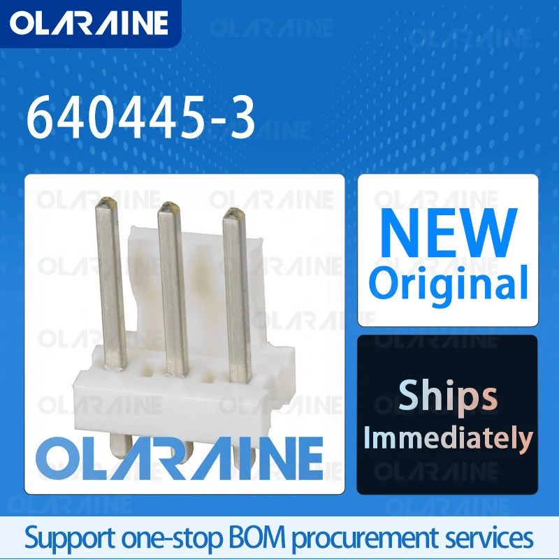 

50/200/500Pcs 640445-3 100% brand new and original IC chip Headers and wire housings Connector 3 Position