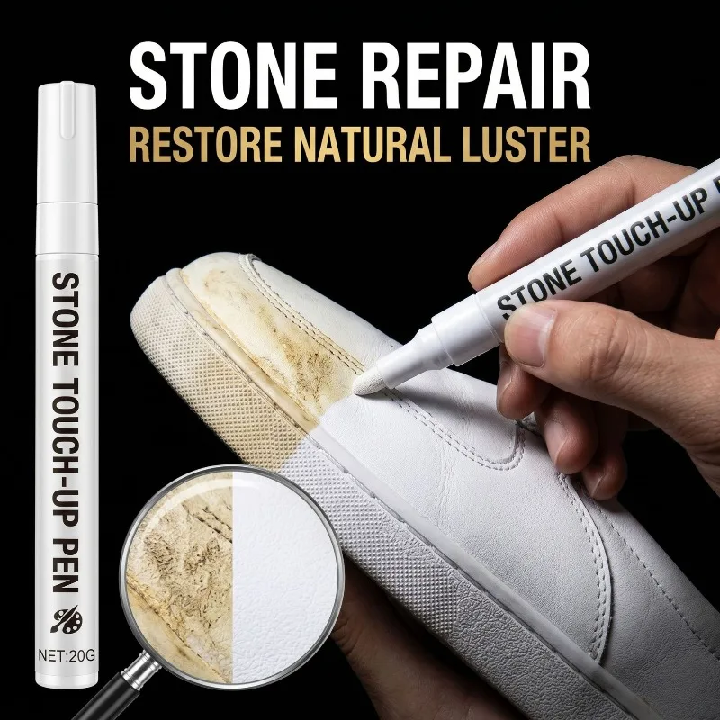White Shoe Repair Pen Sneaker Touch Up Marker White Leather Dyeing Pen Cover Yellowed Shoe Quick Renovation Restorer Remove