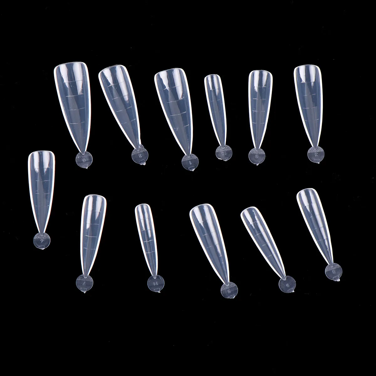 

Nail Art Decals Diamond Mold Tips Extension Models Artificial Sticker False Nails Suitable For Party Holiday Events