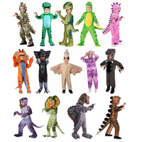 2025 Halloween Kids Girls' Dinosaur Fancy Dress Up For Toddler Jurassic World T-Rex Costume Kids Dilophosaurus Boys Cosplay