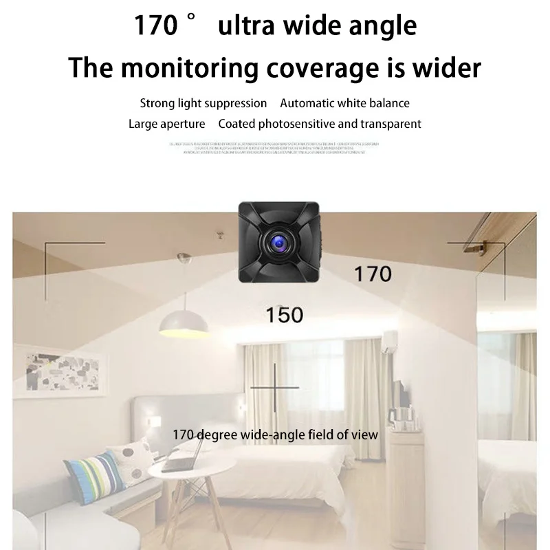 X5 Wireless Camera HD Mini Home WiFi IP/AP Remote Monitor Motion Detection Rechargeable Portable Monitor Camcorders Universal