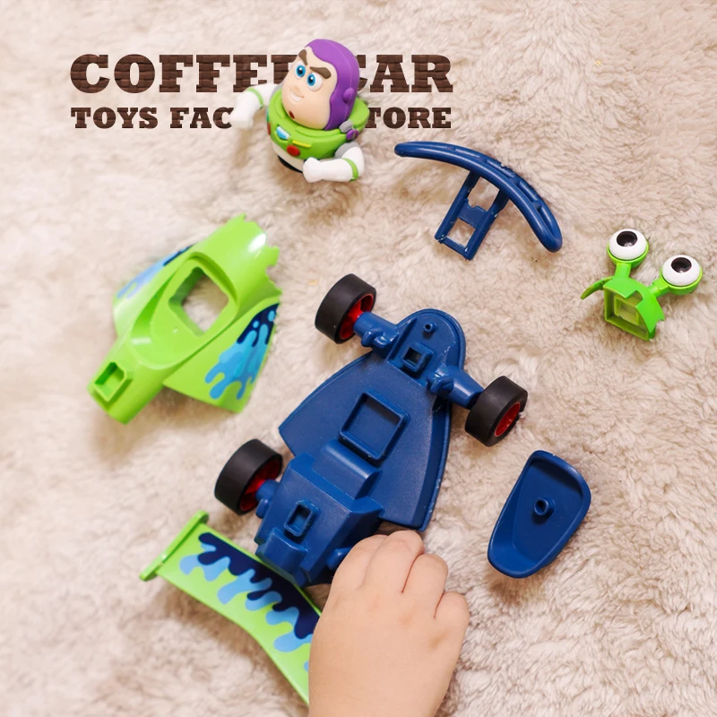 Disney Topolino Building Blocks Kit di auto Toy Story MOC Mattoni Tirare indietro il veicolo con la bambola del Paperino Regalo di Natale per bambini NUOVO