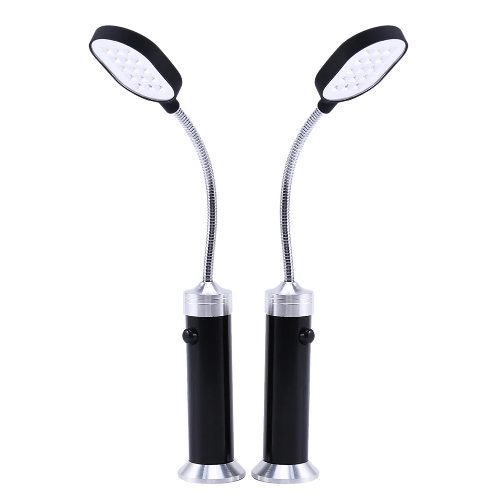 B03C-Barbecue Grill Light Magnetic Base Super-Bright LED Bbq Lights - 360 Degree Flexible Gooseneck, Pack Of 4