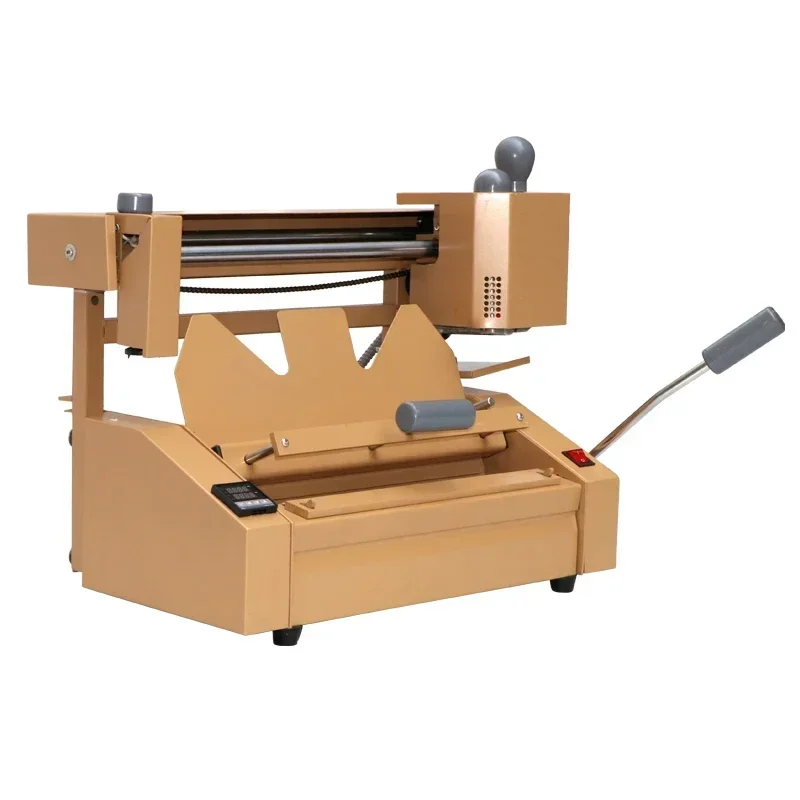 ماكينة تجليد الغراء S60 الكهربائية 220 فولت A4 ماكينة تجليد الغراء اللاسلكية الأوتوماتيكية لسطح المكتب ماكينة تجليد الذوبان الساخن Tende #5