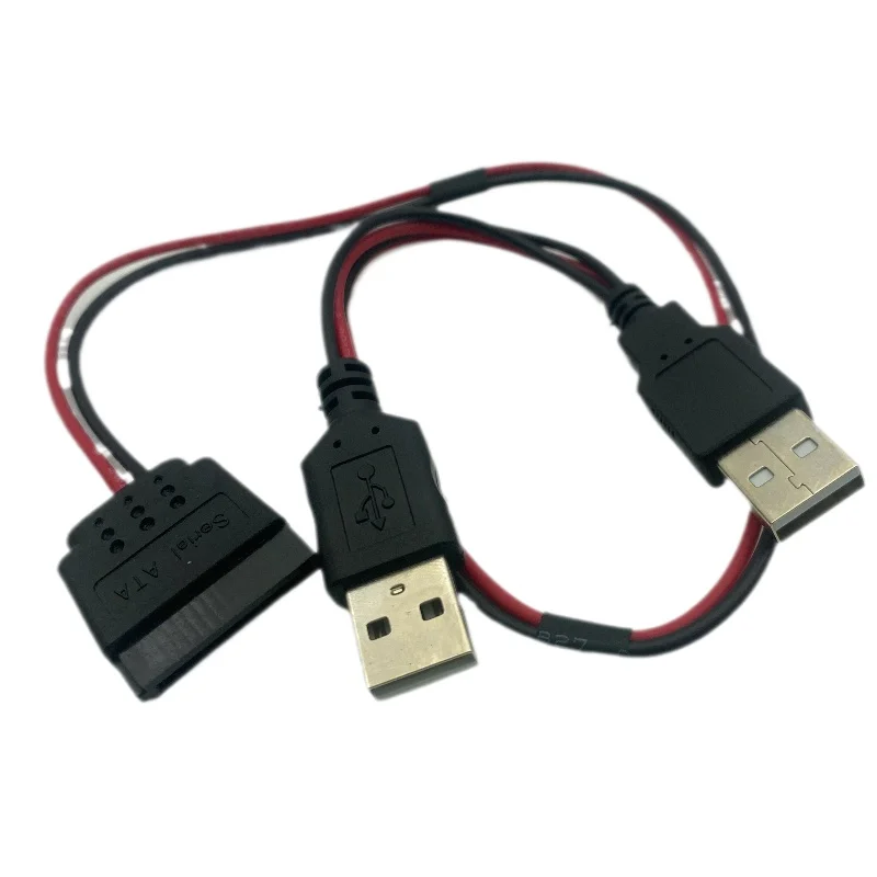 SATA to USB Cables Adapter 40cm USB 5V Male To 15Pin SATA Female Port Power Cable Adapter For 2.5inch SATA HDD SSD Power Cables