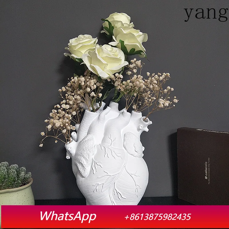 

YJQ vase resin ornaments model room countertop living room vase dining table