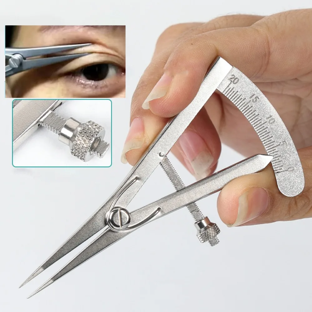Instrumentos Oftalmológicos Quirúrgicos para Párpados Dobles, Instrumentos de Oftalmología, Calibrador Ocular, Regla de Medición, Herramienta de Maquillaje