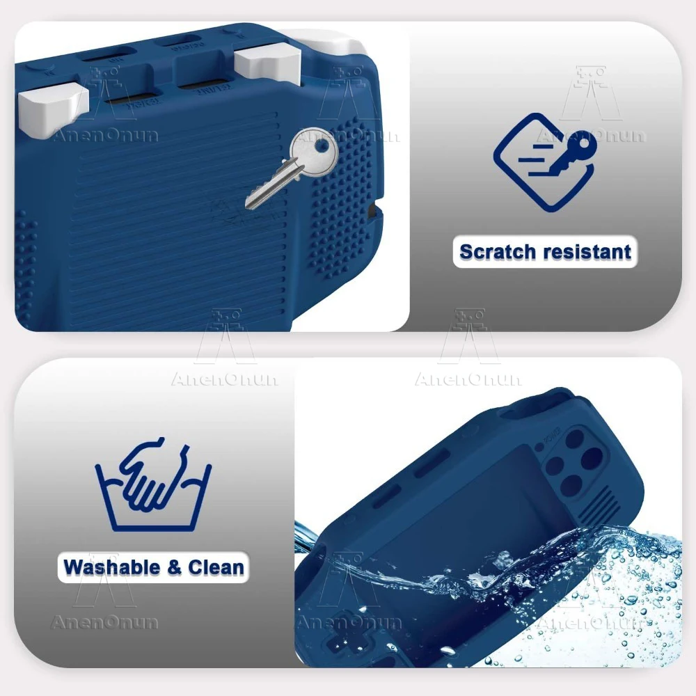 Silikonhülle für RG34XX mit Trageband, sturzsicher, kratzfest, rutschfester Griff, hochwertige, langlebige, rundum schützende Softshell-Hülle – Detail 7