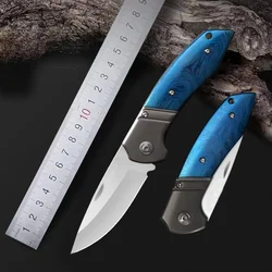 Hardness camping survival folding knife portable mini knife stainless steel sharp knife