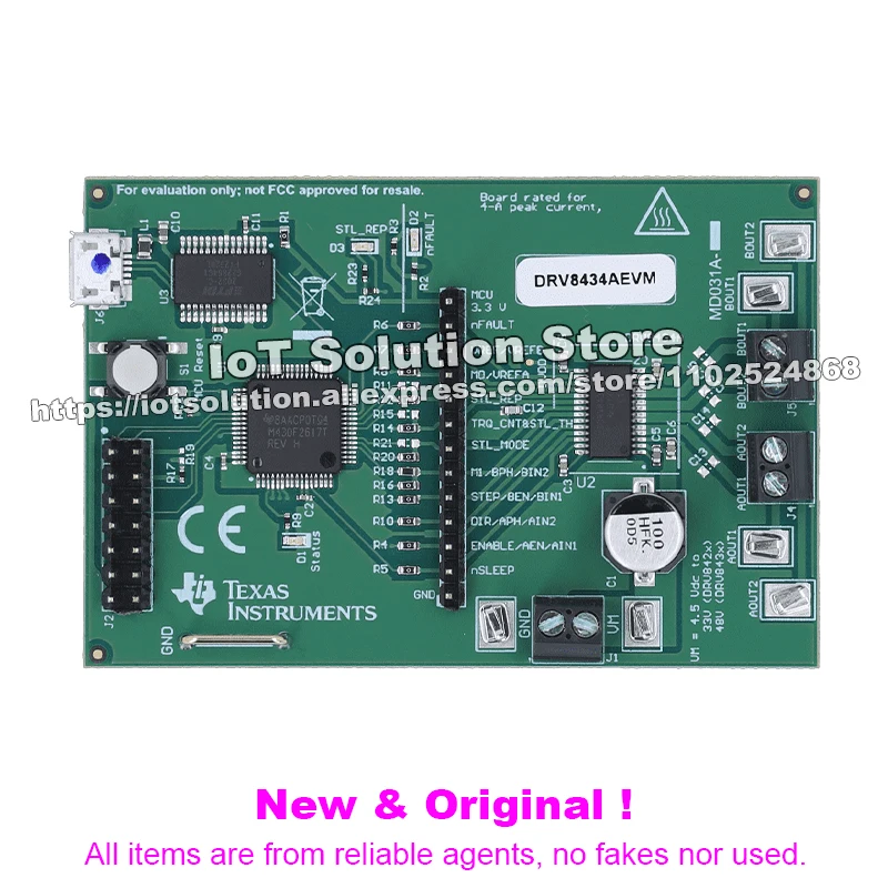 DRV8434AEVM DRV8434A Stepper Drivers with Analog Stall Detection Evaluation Module