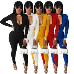 AL138 Station Women's Jumpsuit Sweatpants Running Suit Homewear Long Sleeves