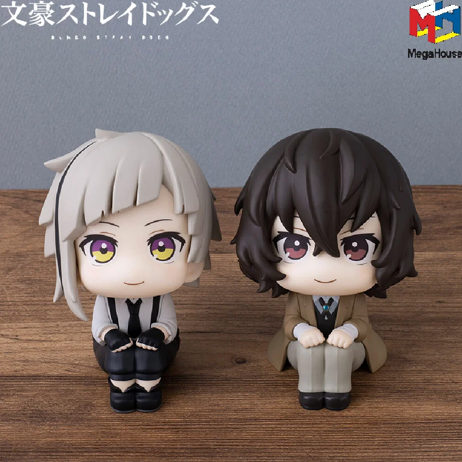 Original Bungou Stray Dogs Anime Figur Look Up Nakajima Atsushi Action Figur Q Version Dazai Osamu Figur PVC Sammlung Spielzeug
