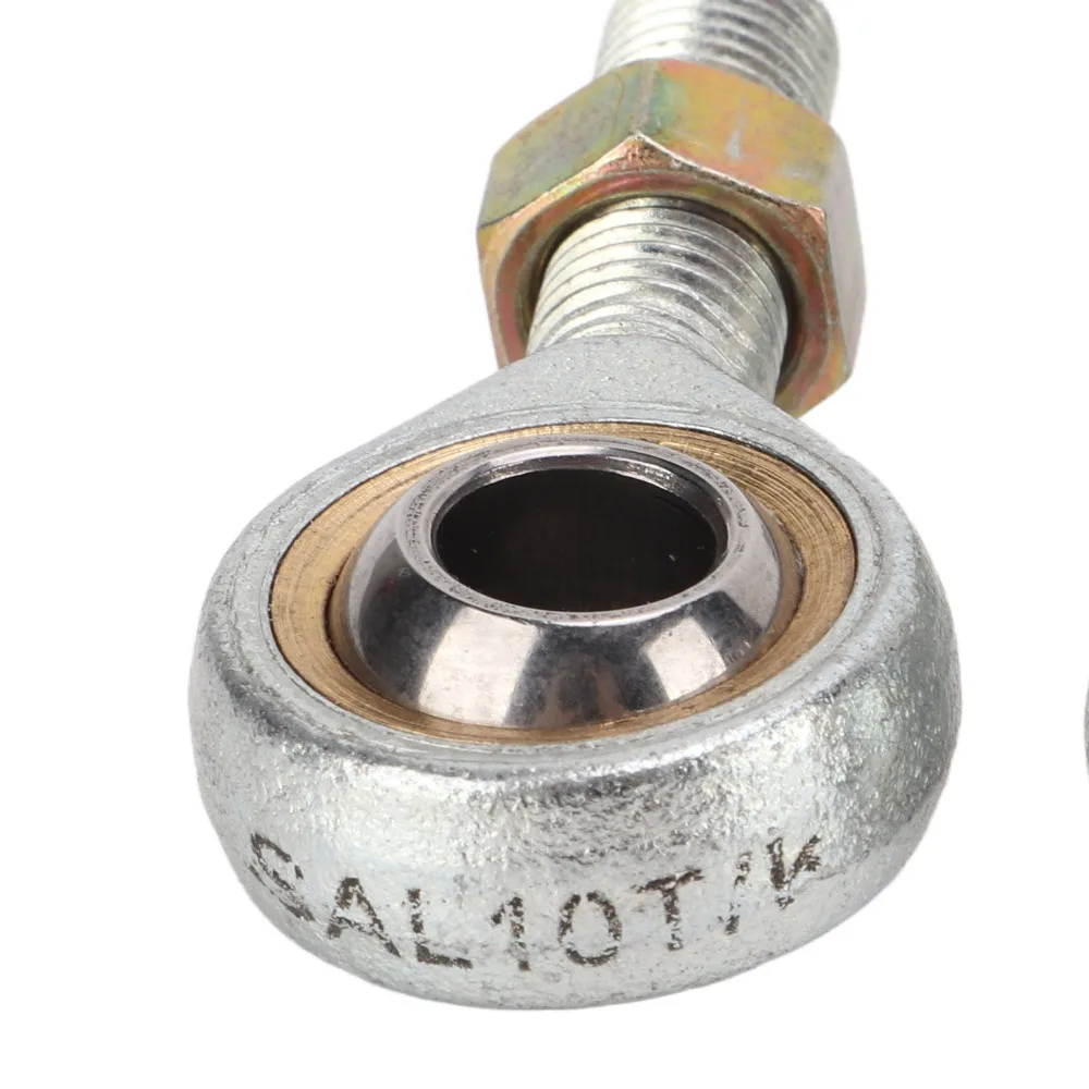 2Pcs Replacement M10 Thread Rod End Joint Bearing Left Right Hand Thread Tie Rod Ball Joint Ball Joint Heim Joint For Go Kart