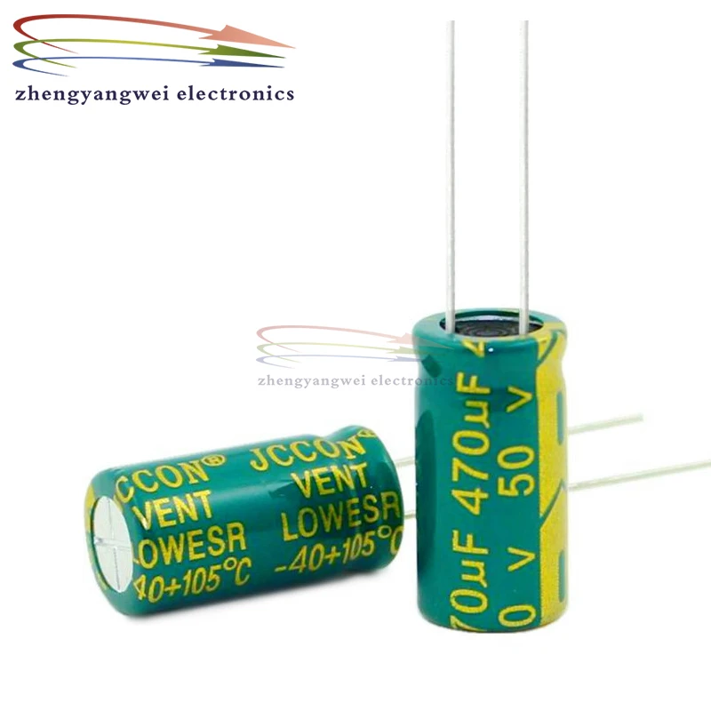 

500pcs 10x20mm 50v470uf High frequency low resistance Electrolytic Capacitor