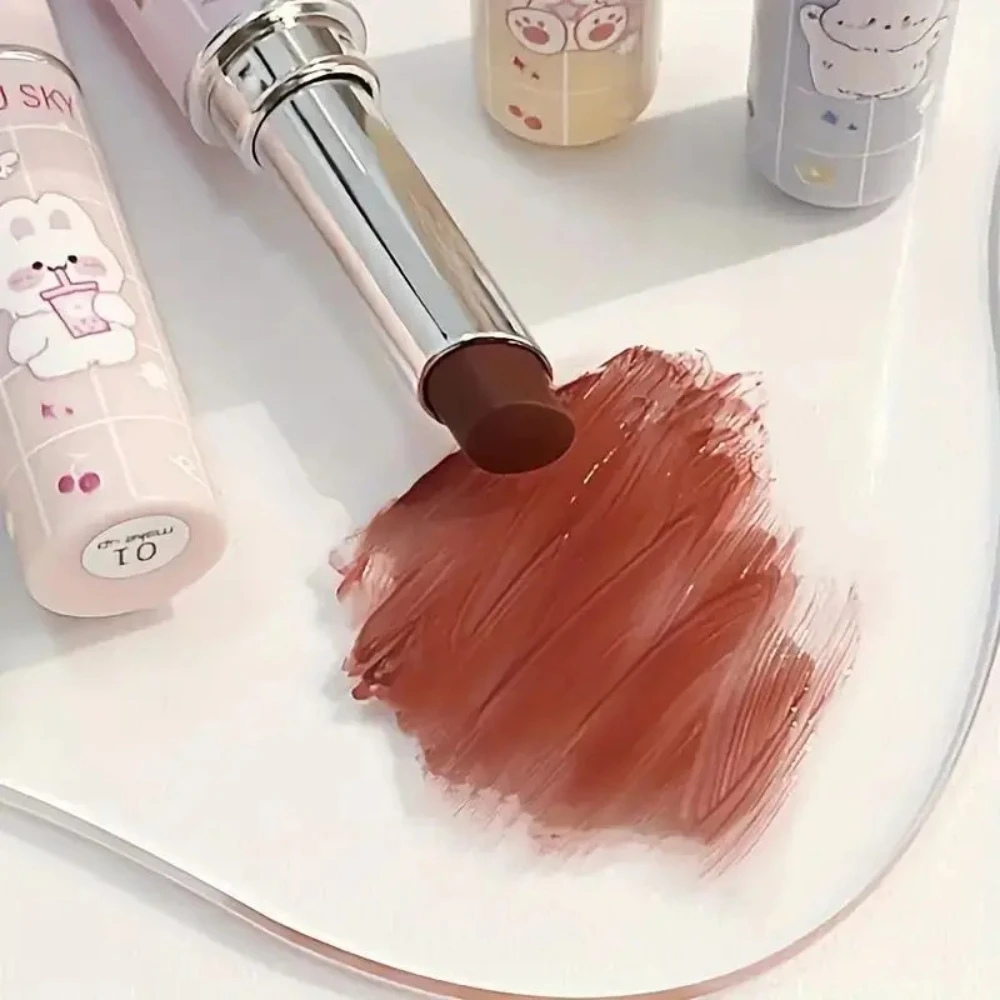 Moisturizing Lip Balm Moisturizing และ Hydrating Lip Care ลิปสติกกันน้ําโปร่งใส Lip Repair Stick Make Up เครื่องสําอางค์