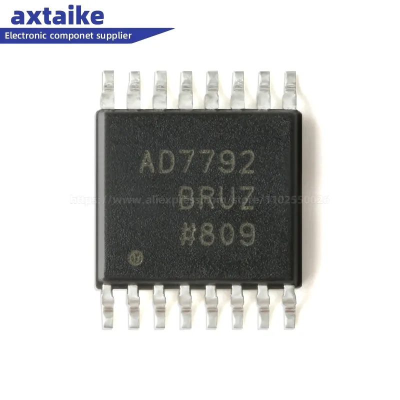 

AD7792BRUZ-REEL AD7792BRUZ AD7792BRU AD7792 TSSOP-16 Analog to Digital Converters - ADC 2 Channel 16-Bit SD ADC SMD IC