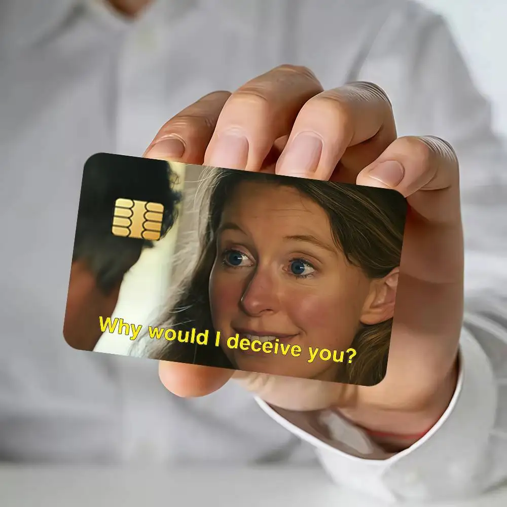 Why Would I Deceive You Credit Card Public Transportation Cards Sticker Waterproof Card Face Decoration 4PCS