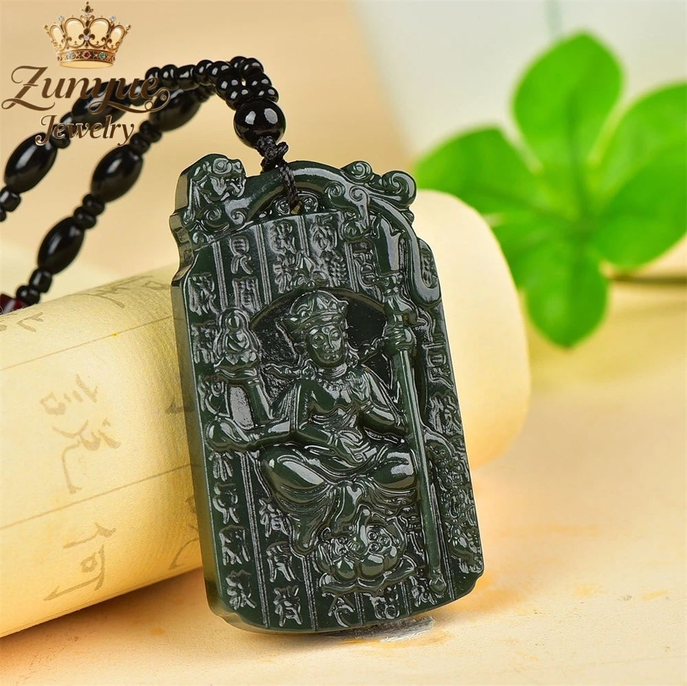 

Natural Hetian Jade Green Jade Guanyin Jade Pendant Luxury Quality Jewelry Fashion Jewelry Exquisite Elegant Charms Popular Gift