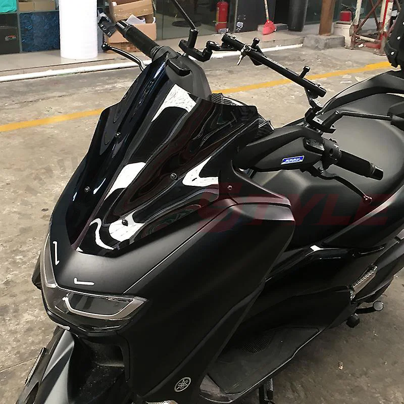 Motorcycle Accessories Sports Windshield Visor Wind Deflector Windshield Fits For YAMAHA NMAX155 20-23 NMAX 125 2020 2021 2023