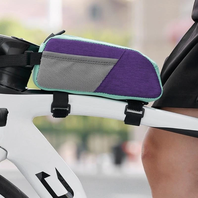 

Front Frame Bag for Rainproof Bicycles Top Tube Bag, Cycling Crossbars Pouches 24BD