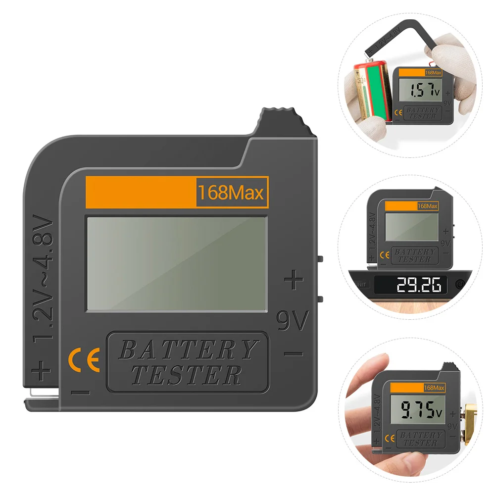 

Compact Voltage Testing Tool Digital Readout Strong Durability Universal Measuring Device Household Industrial