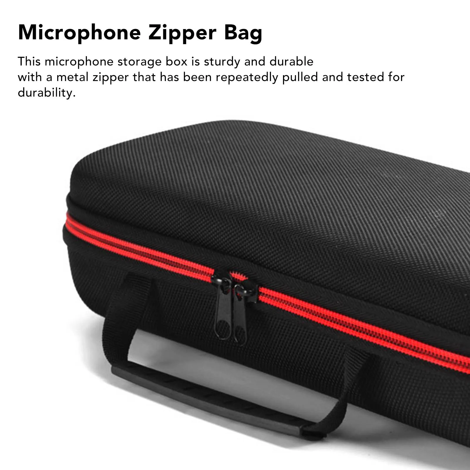 Microphone Carry Bag Microphone Storage Bag Microphone Storage Box Shockproof Drop Proof EVA  Bag Wireless Microphone Case